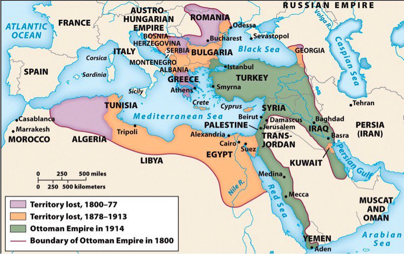Османская империя: годы существования, границы государства, султаны
