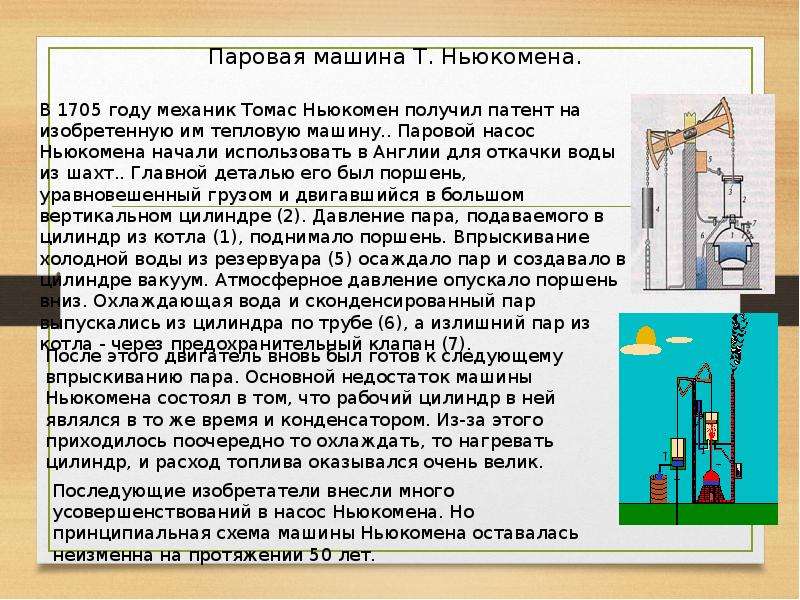 История создания паровой машины 5 класс технология презентация