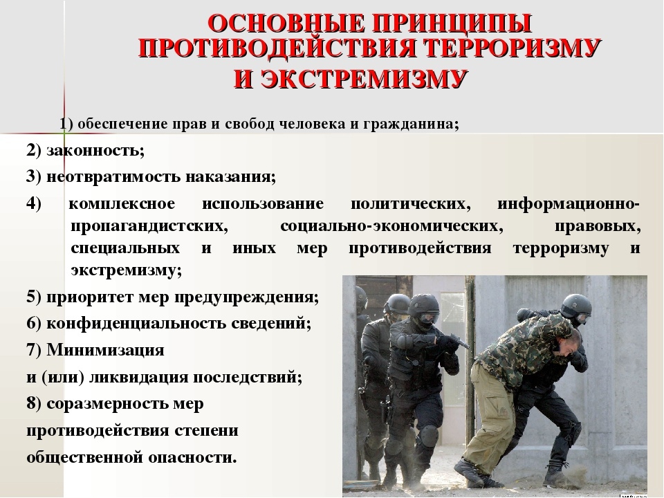 План по противодействию терроризму