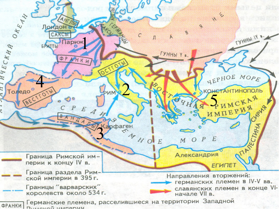 Византийско готские войны карта