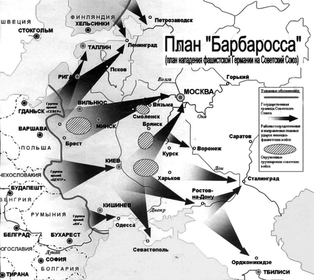 Германский план барбаросса предусматривал