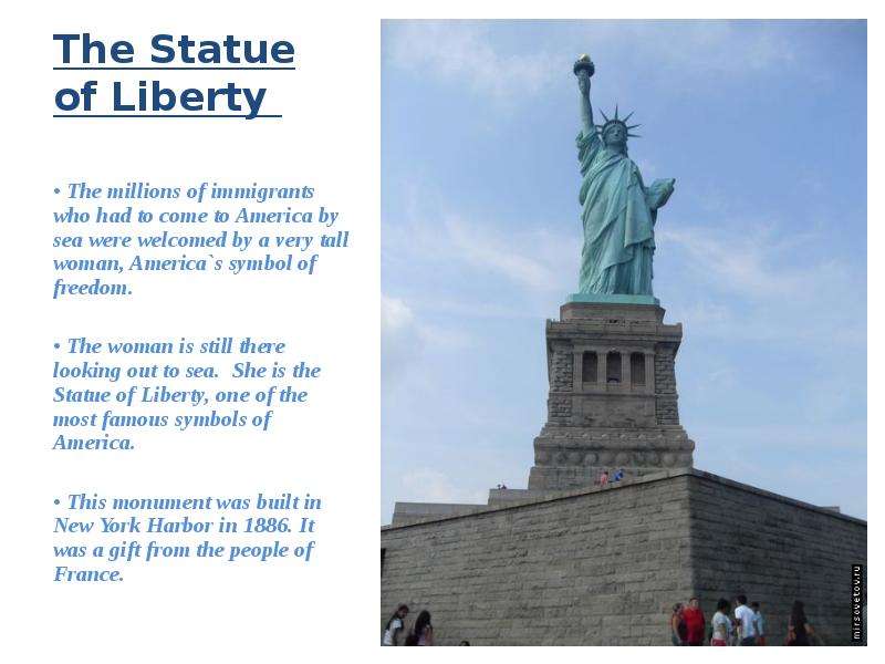 Статуя свободы в нью-йорке — главный символ нью-йорка и сша