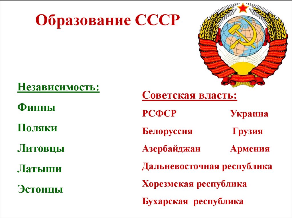 Проект объединения советских республик