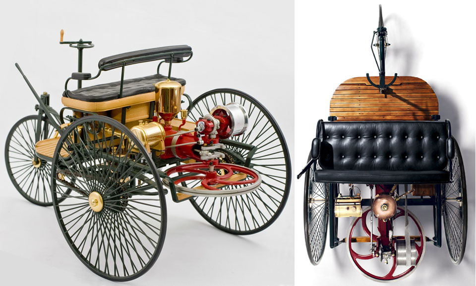 Первые машины как называются. Первый автомобиль в мире был изобретен Карлом Бенцем в 1886 году.