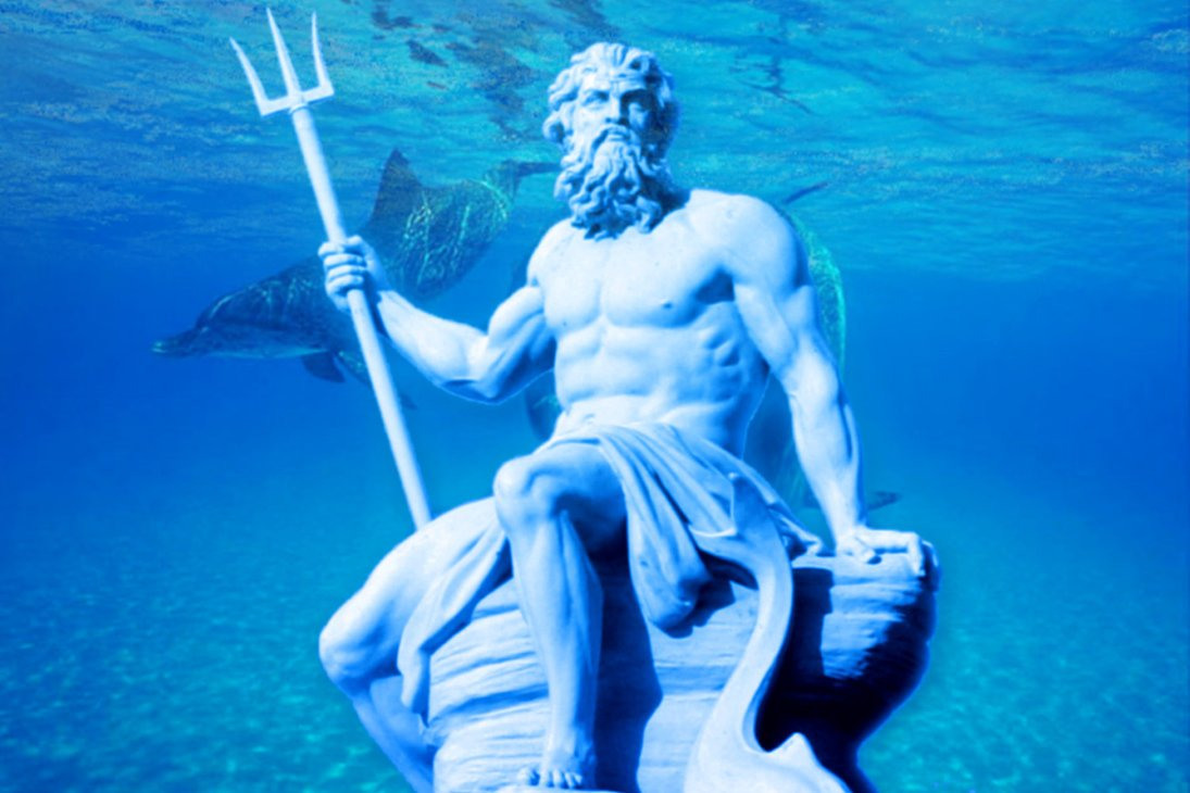 Посейдон был, пожалуй, одним из самых разрушительных богов среди всех тех, кто жил на Олимпе Посейдон также оспаривал с Афиной право на покровительство над Троей, с Гелиосом - на Коринф, с Дионисом - на Эгину В искусстве Посейдон чаще всего предстает в об