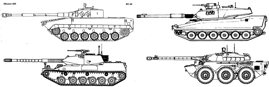 Танк объект 187 чертежи